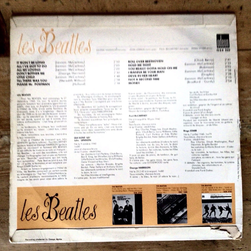 LES BEATLES - LES BEATLES - 1964 - Image 3 of 3