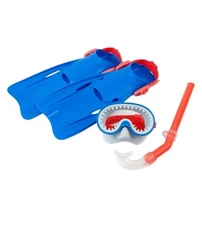 Coconut Grove by Sunnylife- Kids Unisex Swim Snorkeling Set Shark  Blue- Goggles
