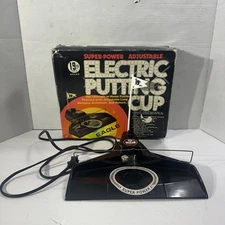 VTG 19th Hole Super Power Adjustable Electric Putting Cup Indoor Practice READ