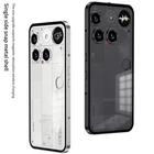For Nothing Phone (3), Phone Case Hybrid Metal Bumper Magnetic Acrylic Cover