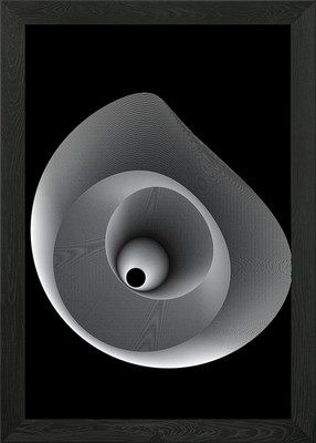 Dimensional Shift   Abstraktes 3D Sha gerahmtes Wandbild Poster Leinwanddruck Bild