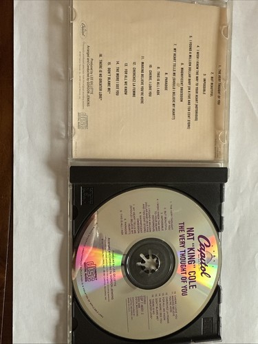 NAT “KING” COLE the very thought of you 1987 (CDP7483312) - Picture 4 of 6