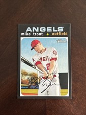 2020 Topps Heritage - Short Print Mike Trout #466 Base