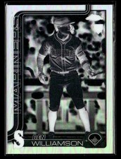 2025 Topps Chrome Update #USC168 Ben Williamson Negative Refractors Rookie card