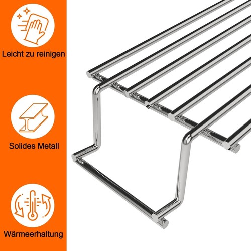 Grill Warmhalter Edelstahl, Ersatzteil, Weber Spirit, Gasgrill, Zubehör, 7641 - Bild 6 von 12