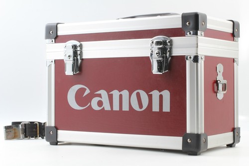 [Near MINT] Canon Aluminum Trunk Camera Hard Case Red w/ Strap From ...