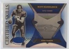 2005 Leaf Certified Materials Skills Mirror Blue /100 Matt Hasselbeck #CS-12 0b5