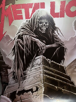 Official Metallica M72 Mexico City Poster Set By Maxx242 Night 1
