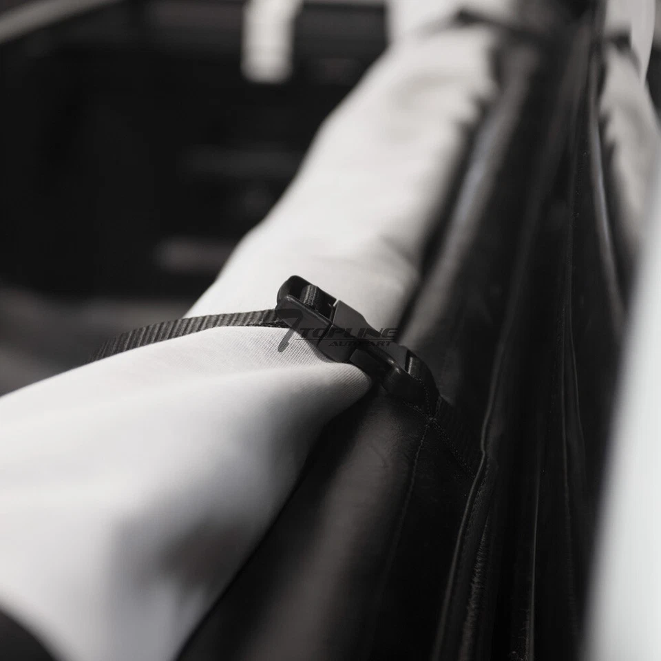 Topline For 99+ Silverado/Sierra 6.5' Bed Stepside Hidden Snap Tonneau Cover+LED Foto 4 de 4