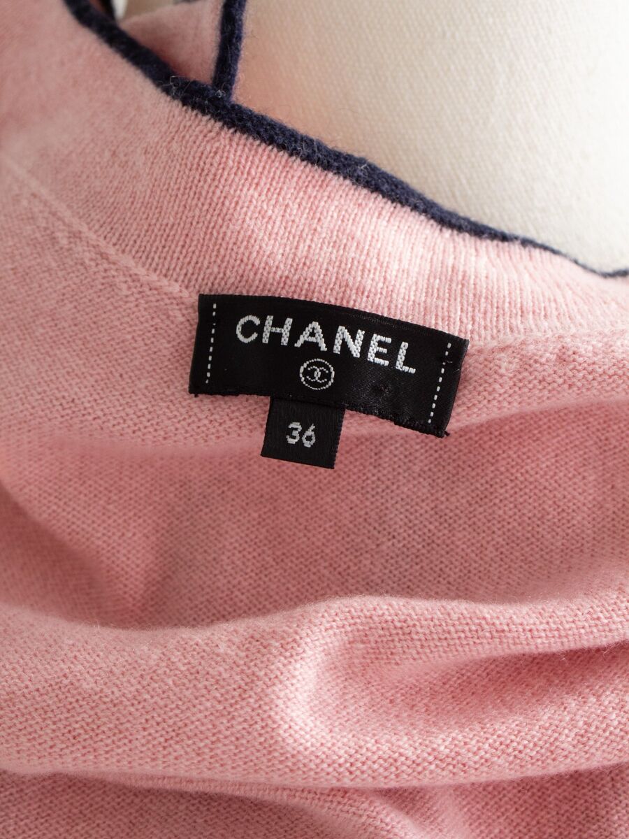 Chanel S/S 2021 Pink Cashmere Navy CC N5 21P 21S Cardigan | eBay Chanel S/S 2021 Pink Cashmere Navy CC N5 21P 21S Cardigan | eBay