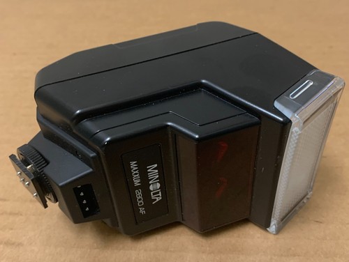 Konica Minolta Maxxum 2800 AF Shoe Mount Flash Not Tested Japan - Picture 6 of 13