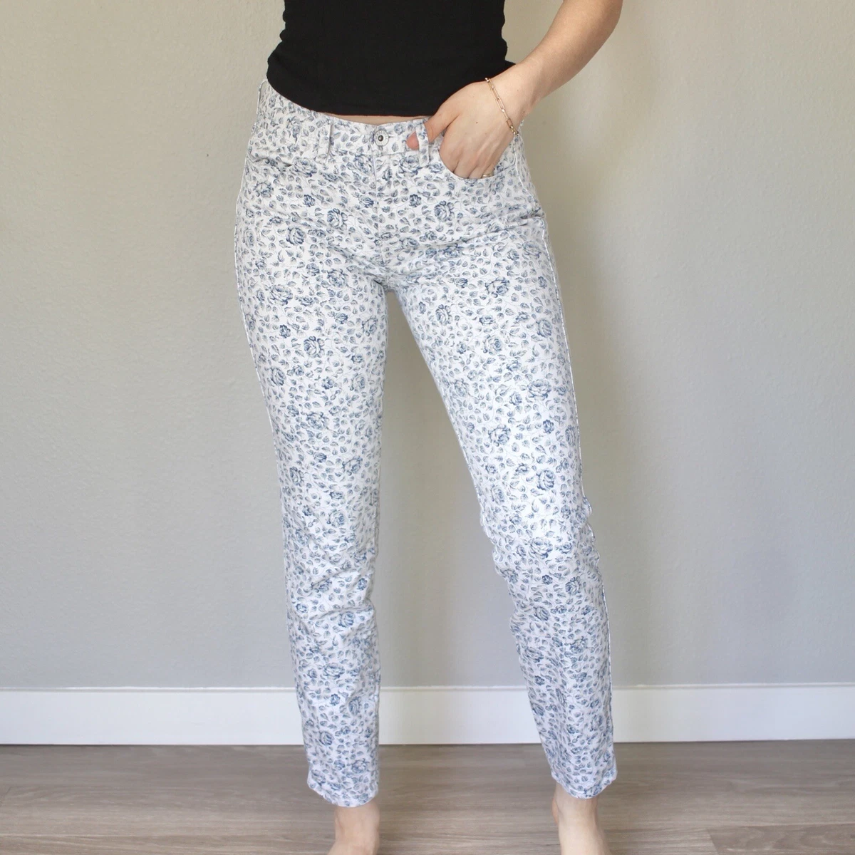 Madewell floral hotsell jeans
