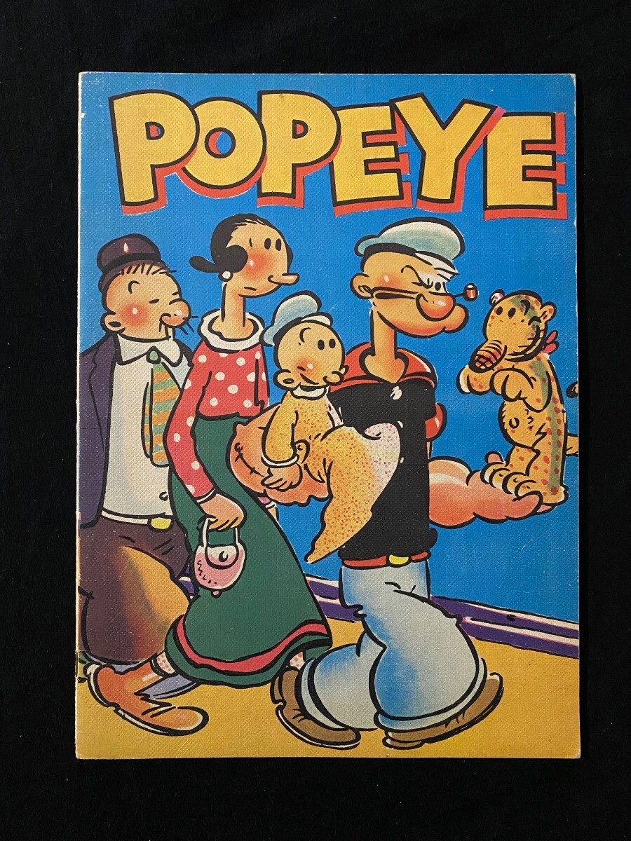 POPEYE 1937-King Features Linen Book-OLIVE OYL- VF+ | eBay