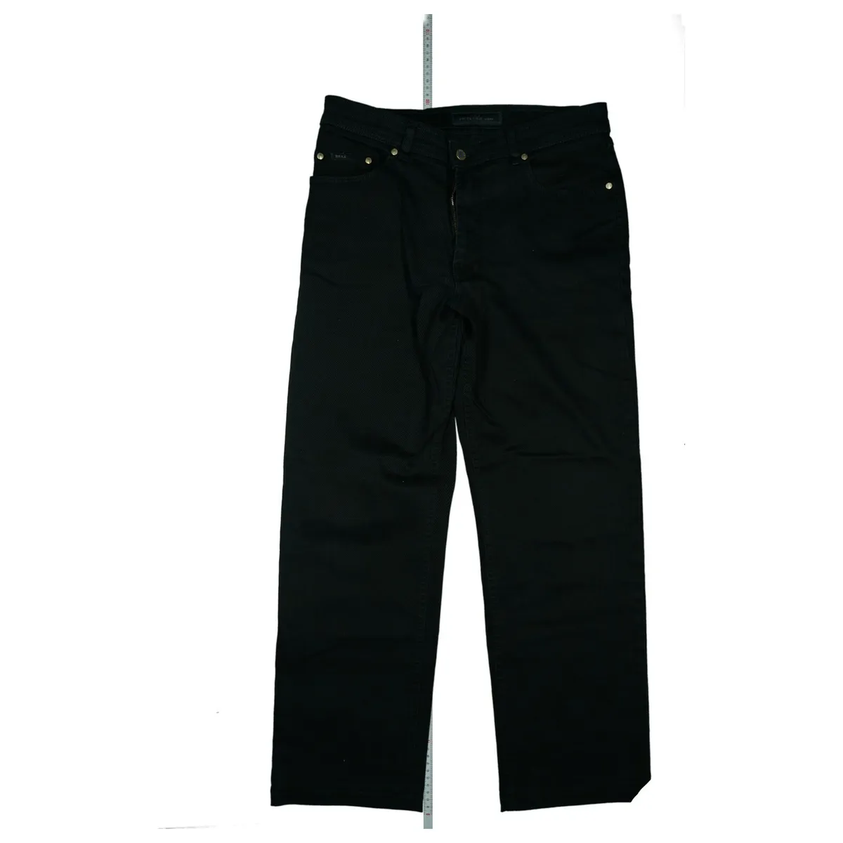 Perma Black By BRAX Carlos Men's Jeans Pants Stretch Size 50 W34 L30 Black  Top | eBay
