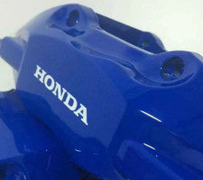 Straight Honda Brake Caliper Decal Stickers Set Of 4x Hi-temp - 6 Diff Colors