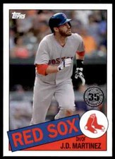 2020 TOPPS 35TH ANNIVERSARY 1985 J.D. MARTINEZ BOSTON RED SOX #85-16 INSERT