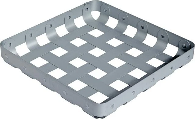 Contenitore Multiuso EA06 Bianco CRISSCROSS ALESSI in Acciaio Inox, fotografia 7 di 7