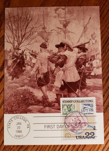Scott 2198-2201 Stamp Collecting FDC Postcards 1986 - Picture 3 of 4