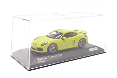 Minichamps 1:43 Porsche Cayman GT4 (981) in Light Green | eBay