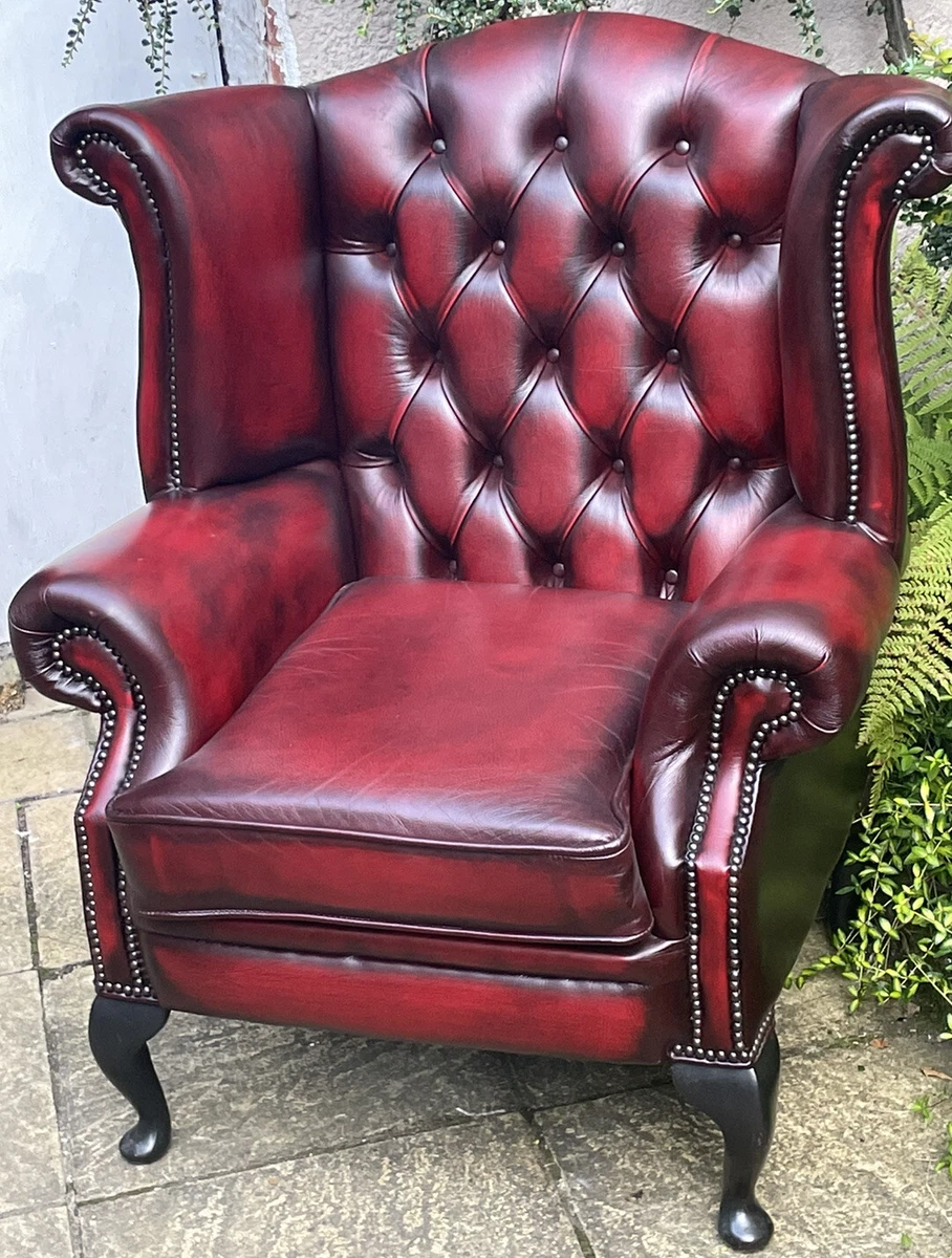 Oxblood armchair new arrivals