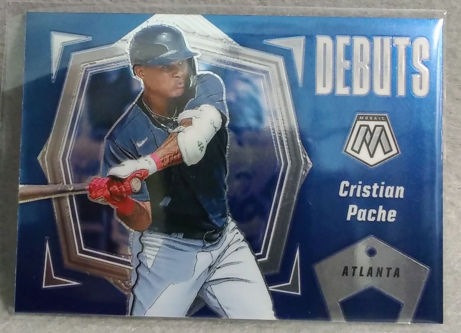 2021 Panini Mosaic - Cristian Pache Rookie Debuts #PD2 - Atlanta Braves