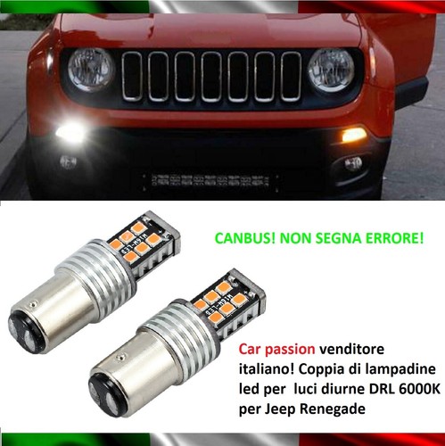 2 LED P21W BAY15D – Diurnes DRL Canbus 6000K Pour Citroën C4 II