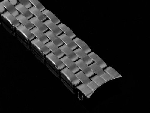 Poljot Edelstahlarmband massiv Stainless steel bracelet 20 mm Rundanstoß brushed - Picture 3 of 6