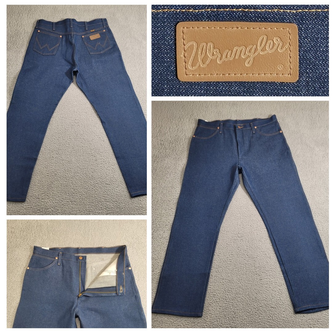 VTG Wrangler 13MWZ Denim Cowboy Cut Jeans Size Men's 33x34