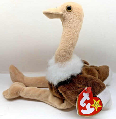 1997 TY Beanie Baby Original Stretch the Ostrich w/Hang Tag - Picture 4 of 6