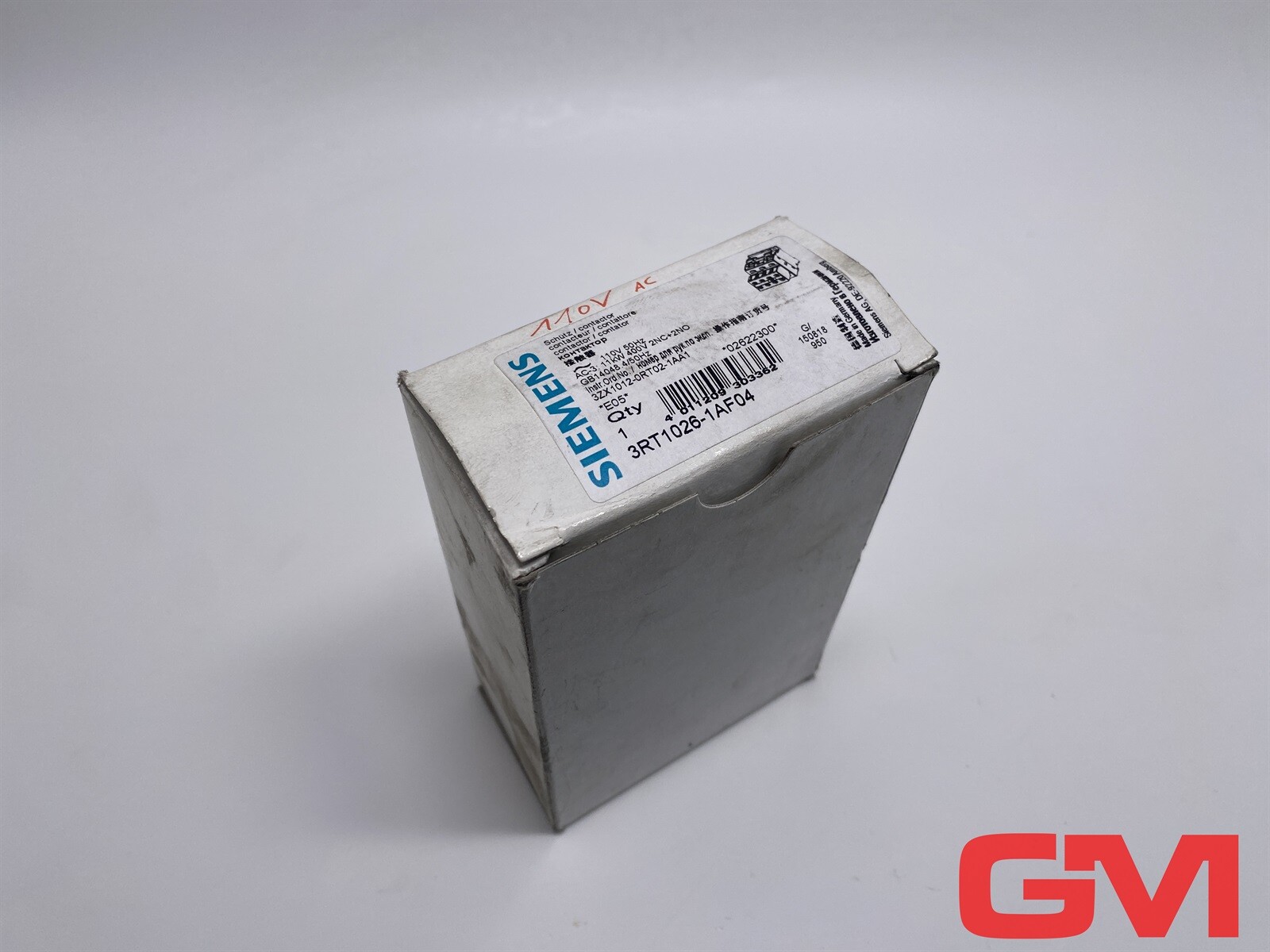 Siemens Power Contactor 3RT1026-1AF04 110V 50Hz 2NO + 2NC