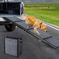 4 Stairs Folding Portable Dog Ramp Steps Car Boot Access Ladder for Pet Dog Cat