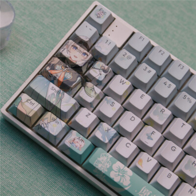 New Honkai Star Rail Firefly Keycaps PBT Dye-sub 130 Keys for Cherry MX Keyboard