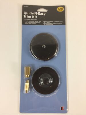 Keeney Oil-Rubbed Bronze Metal Trim Kit K61-99VB Quick Cover-Up Bath Drain Trim 