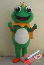 Frog Prince Mascot Costume Christmas Party Fancy Dress Cosplay Outfits Adults UK