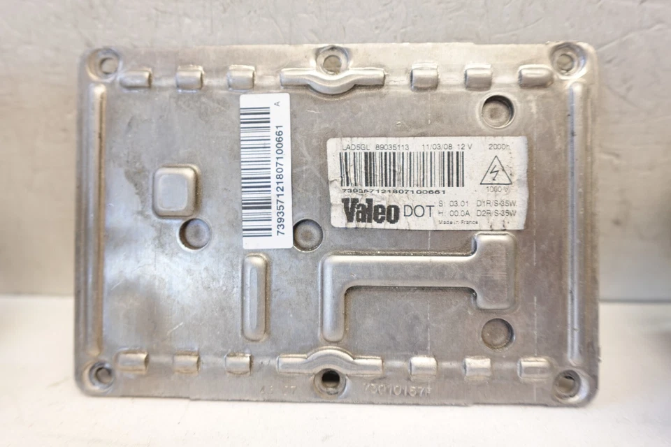 Cadillac SRX 2008 faro izquierdo xenón componentes ocultos módulo y vigas OEM AW67686 Foto 2 de 4