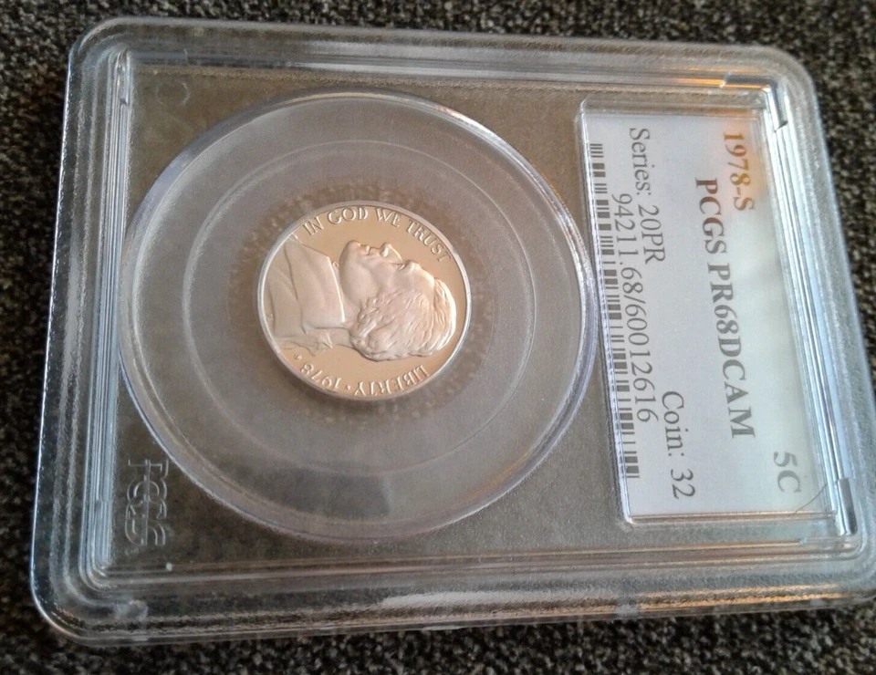 1992-S 5 Cent PCGS - PR69DCAM 5C - Image 3 of 4