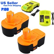 1-2Pack for Ryobi Battery Replace 18V PLUS 4.8Ah NIMH P100 P117 ABP1801