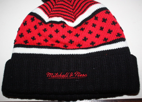 Chicago Bulls Mitchell and Ness Beanie NBA Basketball Strick Bommel Wintermütze - Bild 7 von 10