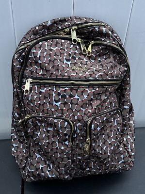 7am mini backpack 7 AM Classic MIDI – Personalized Trends @VK-BPK-100 Fits snacks Color:Dark Green/Gold/Camel - Nylon Disney Loungefly Disneyland castle