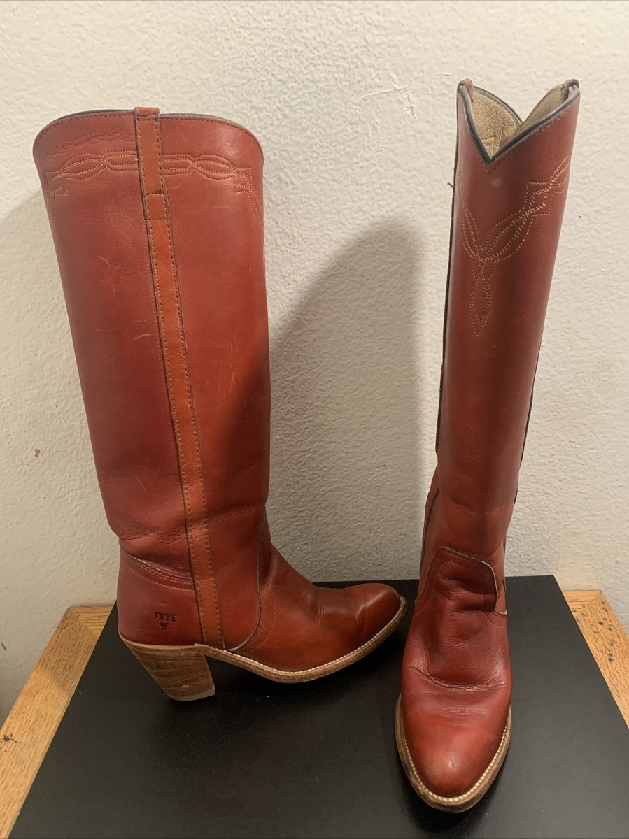 Vintage Frye ブラウン ロングブーツ 6 B Vintage Frye ブラウン ロングブーツ 6 B Vintage Frye ブラウン