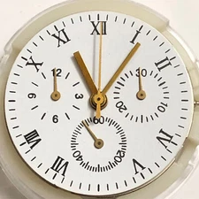 China Made 7750 7753 No Calendar Mechanical Movement Small Second@6 3 Hands