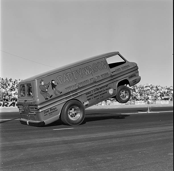 Driver Gary Watson takes of 