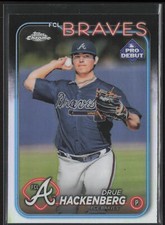 2024 Topps Pro Debut Drue Hackenberg PDC-93 Chrome | Atlanta Braves