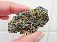 Cuprite & Quartz specimen, from Devon or Cornwall. Prov: The Levers Collection