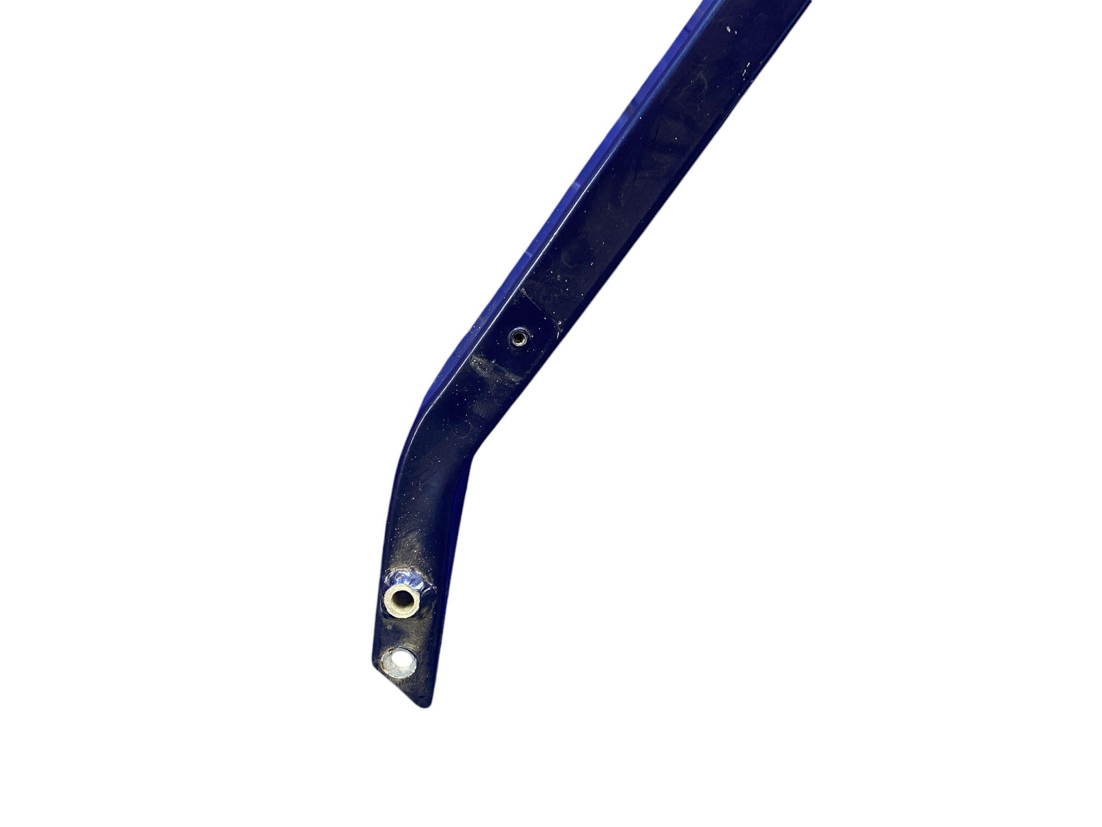 2008-2014 FERRARI CALIFORNIA FRONT ENGINE BAY DIAGONAL SUPPORT V BRACE RAIL BLUE