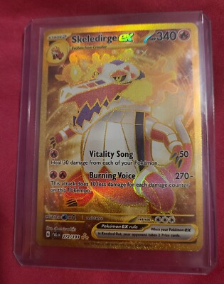 Paldea Evolved GOLD Skeledirge ex 272/193 Pokemon Card - Scarlet & Violet 2023 | eBay Paldea Evolved GOLD Skeledirge ex 272/193 Pokemon Card - Scarlet & Violet 2023 | eBay