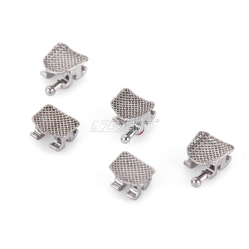 AZDENT Apparecchi ortodontici dentali standard e mini ganci rossi e MBT 3-4-5 - Foto 7 di 10
