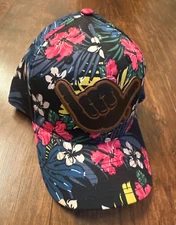 808 Clothing Co Maui Shaka Leather Patch Hat