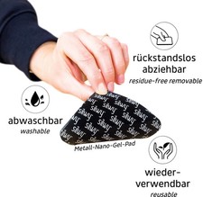 Silwy Nano-Gel Antirutschmatte, schwarz – Bild 4
