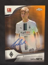 2022-23 Topps Chrome Bundesliga Luca Netz Rookie Auto Orange 25/25